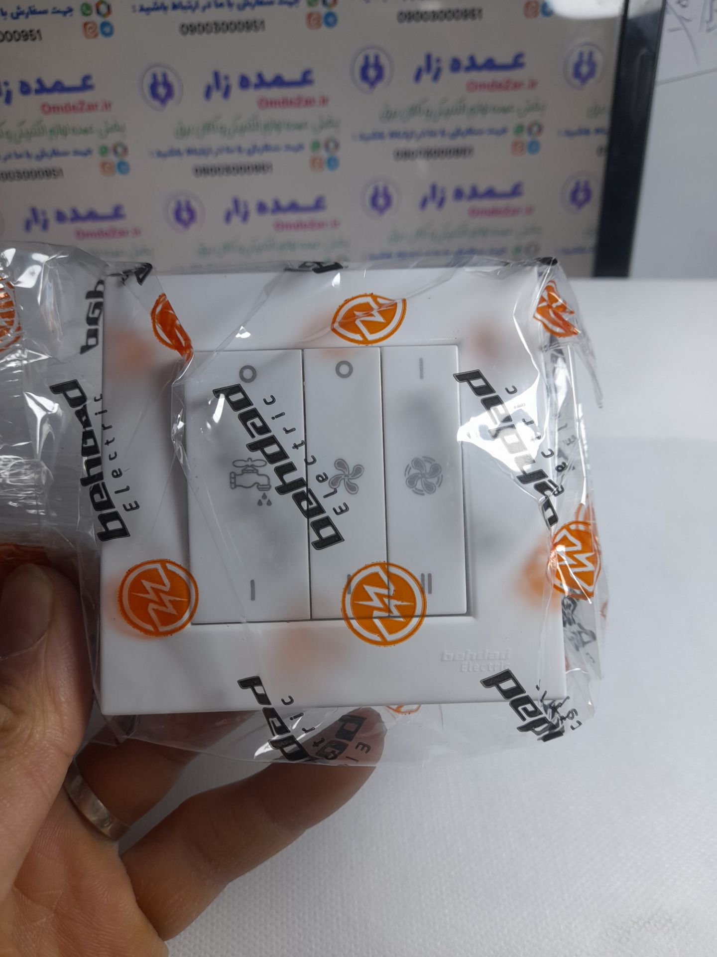 تصویر مکانیزم کلیدکولر با قاب بهداد الکتریک