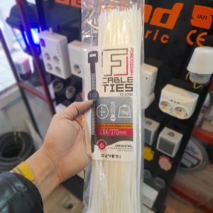بست عکس و تصویر بست کمربندی 370×3.6 میلی متری سفید فروزش مدل FZ-370B