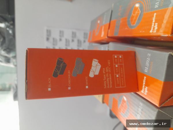 20260919_162147 چراغ دکوراتیو ال ای دی 2 وات لوله دو طرفه انبه ای لنز تخت