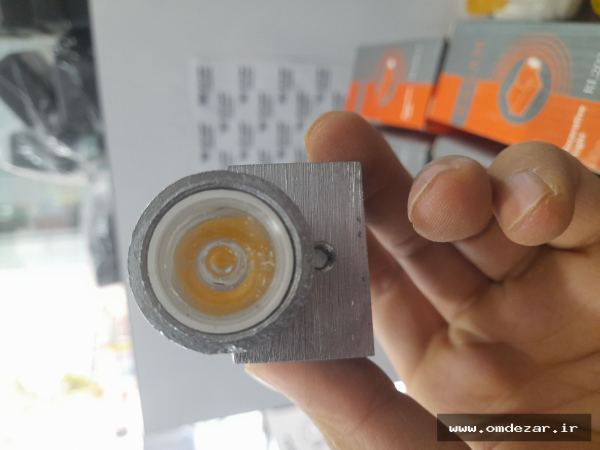 20260919_162222 چراغ دکوراتیو ال ای دی 2 وات لوله دو طرفه انبه ای لنز تخت