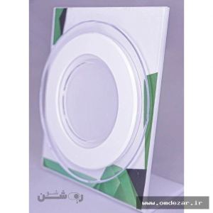 بک لایت دور شیشه 7 وات مهتابی